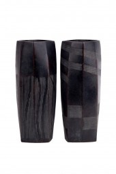 PAIR OF JAPANESE BRONZE VASES2
