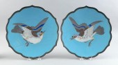 PAIR OF JAPANESE CLOISONNÉ ENA