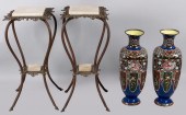 PAIR OF JAPANESE CLOISONNE VAS