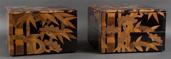 Pair of Japanese gilt-decorated