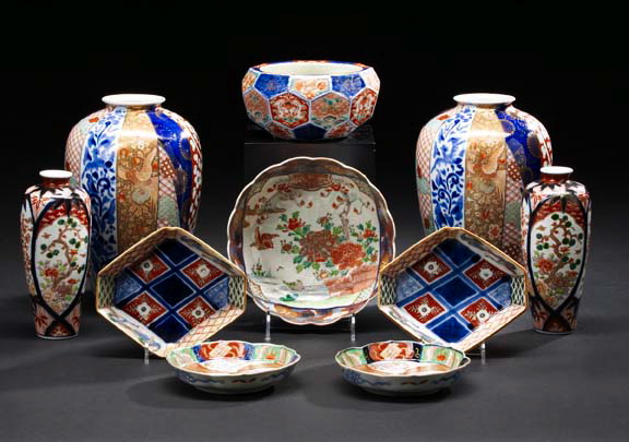 Pair of Japanese Imari Porcelain