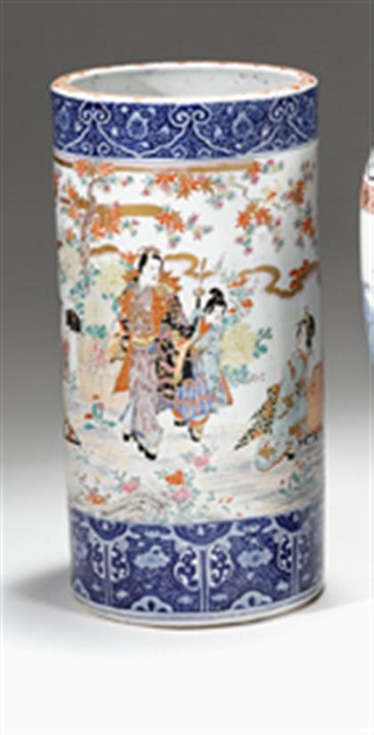 Pair of Japanese imari umbrella