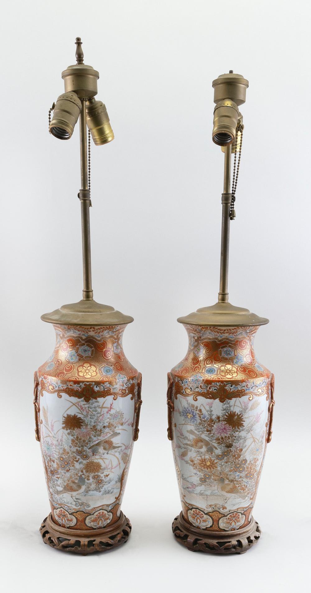 PAIR OF JAPANESE KUTANI PORCELAIN