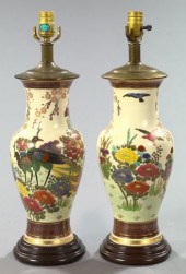 Pair of Japanese Meiji Richly