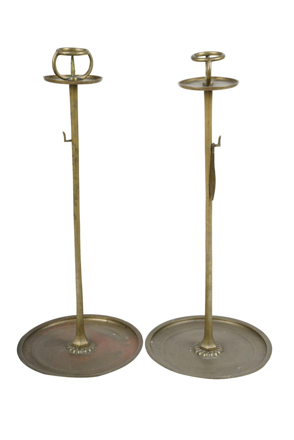 PAIR OF JAPANESE METAL