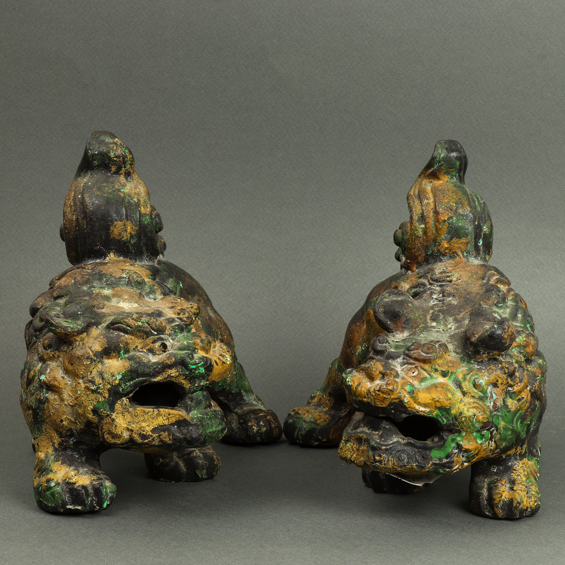 PAIR OF JAPANESE MIXED METAL