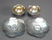 PAIR OF JAPANESE PURE SILVER S