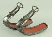 PAIR OF JAPANESE SAMURAI SILVE