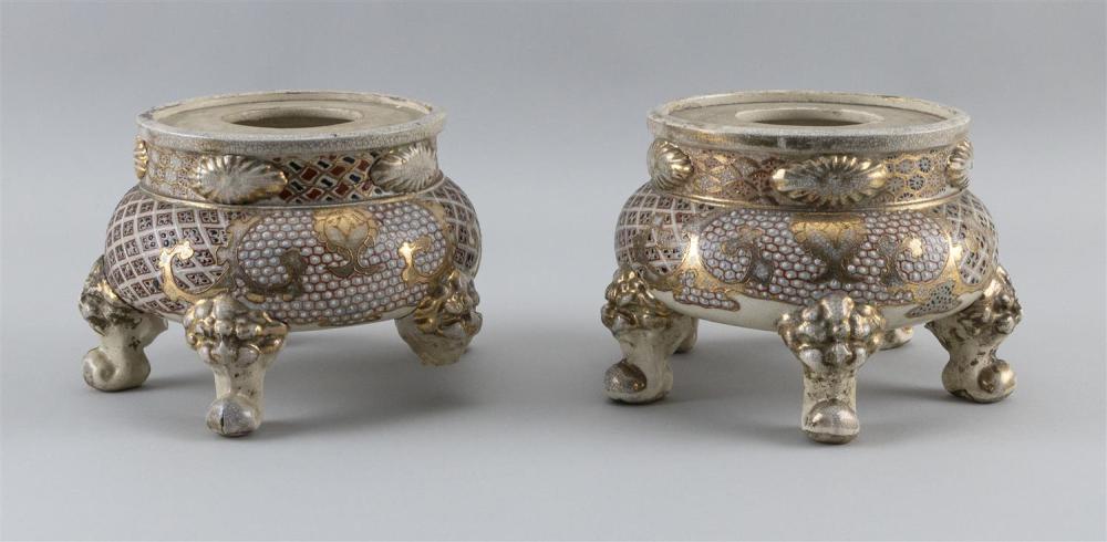 PAIR OF JAPANESE SATSUMA