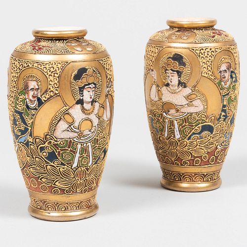 PAIR OF JAPANESE SATSUMA