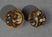 PAIR OF JAPANESE SHAKUDO CUFFL