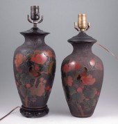 PAIR OF JAPANESE TOTAI CLOISON