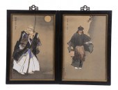 PAIR OF JAPANESE WOODBLOCK PRI