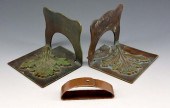 PAIR OF JAUCHENS BOOKENDS AND