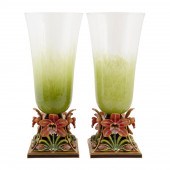 PAIR OF JAY STRONGWATER "MONRO