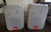 PAIR OF JBL MEDIA SHELF SPEAKE