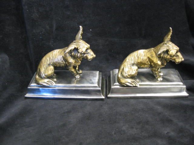 Pair of Jennings Brothers Bronzed
