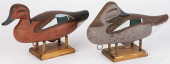 PAIR OF JIM PIERCE CARVED AND
