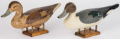 PAIR OF JIM PIERCE CARVED AND