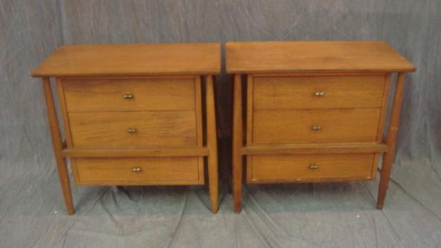 Pair of JOHN STUART 3 Drawer