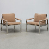 PAIR OF JOHN VESEY STAINLESS S