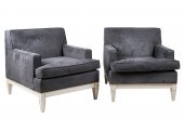 PAIR OF JONATHAN ADLER CLUB CH