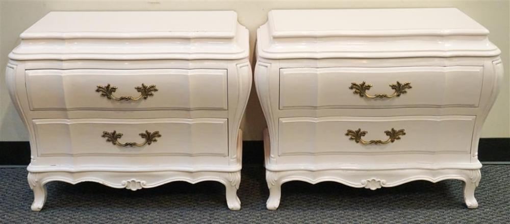 PAIR OF KARGES ENAMEL PAINTED