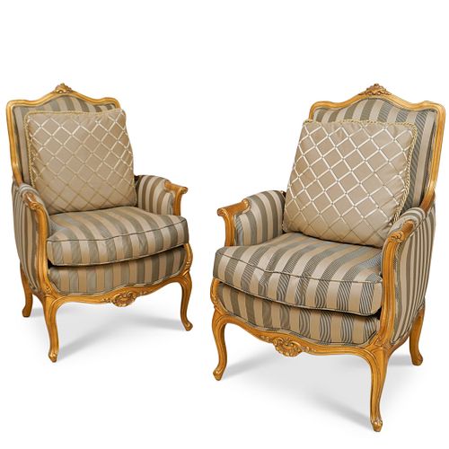 PAIR OF "KARGES" LOUIS XV BERGERE