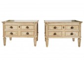 PAIR OF KARGES NEOCLASSIC BEDS