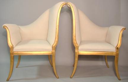 PAIR OF KARGES PARLOR CHAIRS the