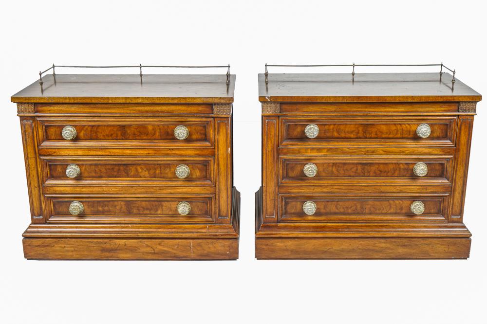 PAIR OF KARGES WALNUT