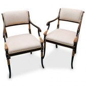 PAIR OF KARGES WOODEN CHAIRSDE
