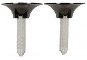 PAIR OF KARL SPRINGER PURCELL