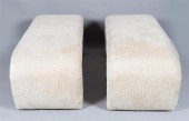PAIR OF KARL SPRINGER STYLE UP