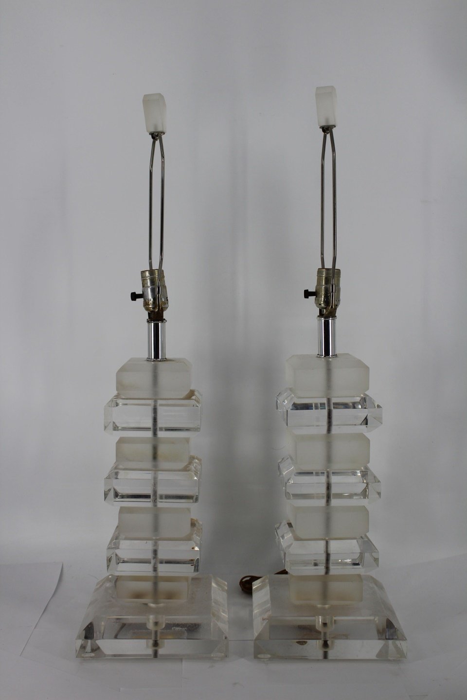 PAIR OF KARL SPRINGER STYLE