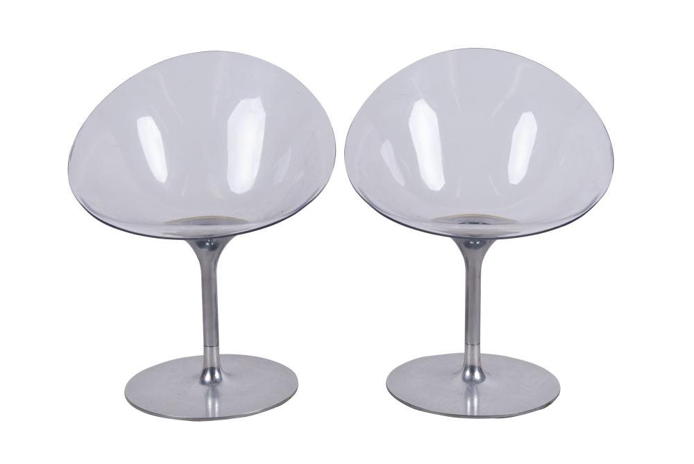 PAIR OF KARTELL EROS SWIVEL