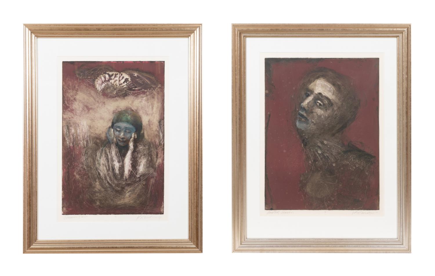 PAIR OF KATHLEEN MORRIS