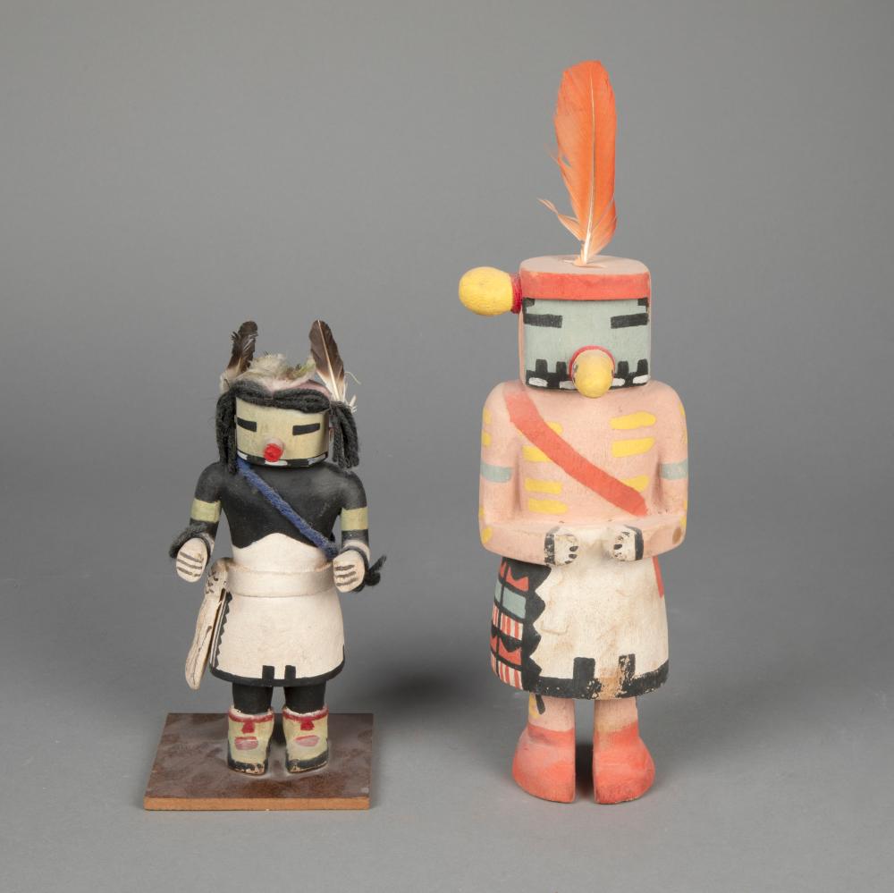 PAIR OF KATSINAM, CA. 1940Hopi, 