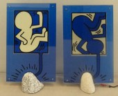 Pair of Keith Haring and Toshi