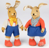 PAIR OF KERSA, GERMAN FELT DRE