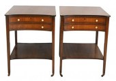 PAIR OF KITTINGER CUSTOM MAHOG