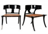 PAIR OF "KLISMOS LB" LACQUERED