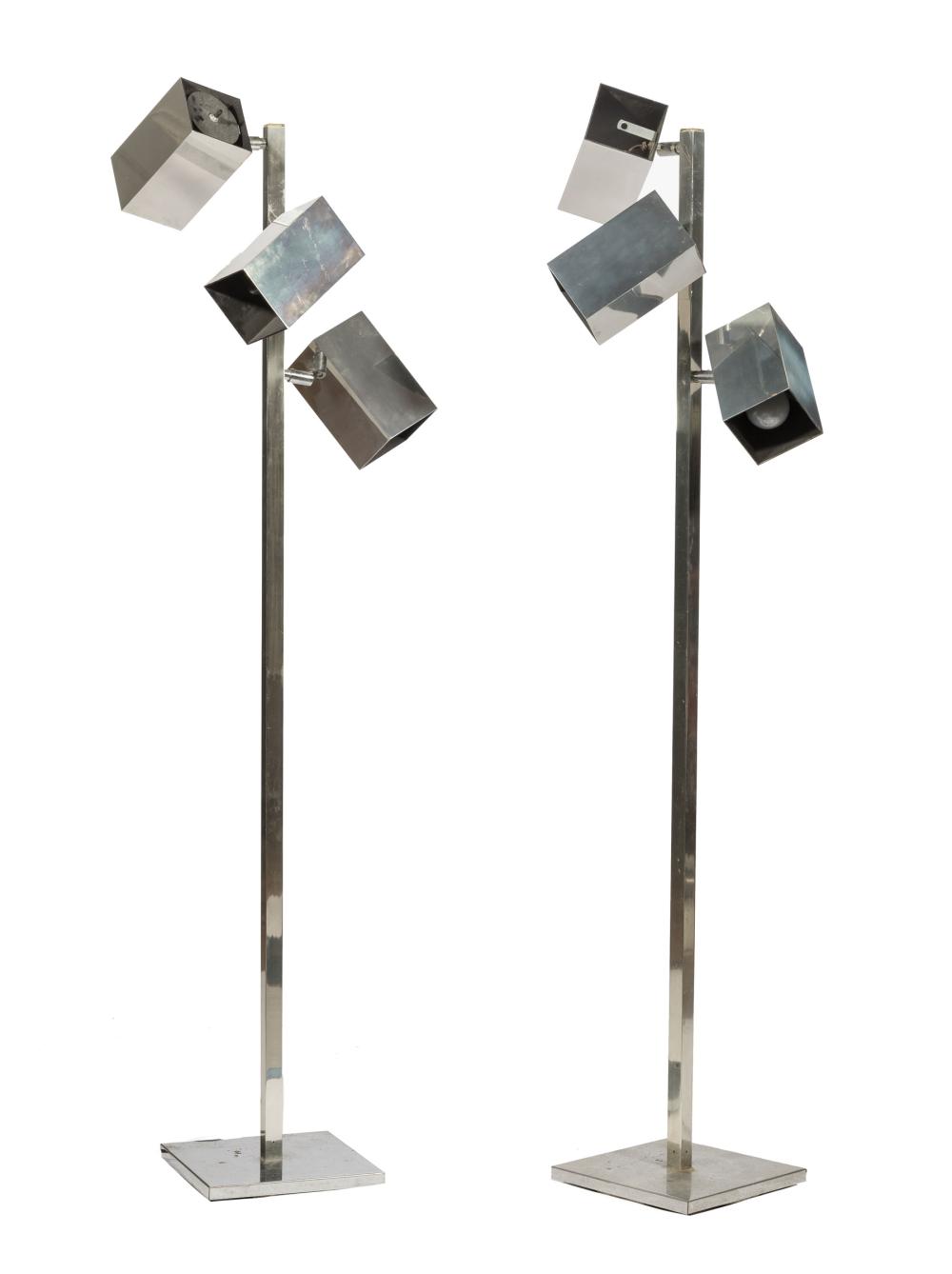 PAIR OF KOCH AND LOWY CHROME