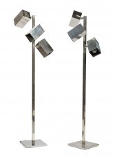 PAIR OF KOCH AND LOWY CHROME F