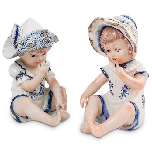 PAIR OF KPM PORCELAIN