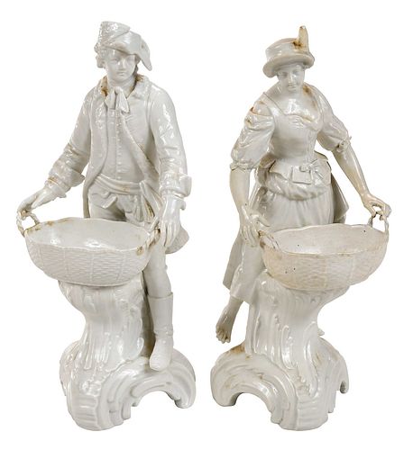 PAIR OF KPM PORCELAIN