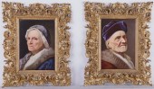 PAIR OF KPM PORCELAIN PLAQUES