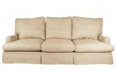 PAIR OF KREISS BEIGE LINEN UPH