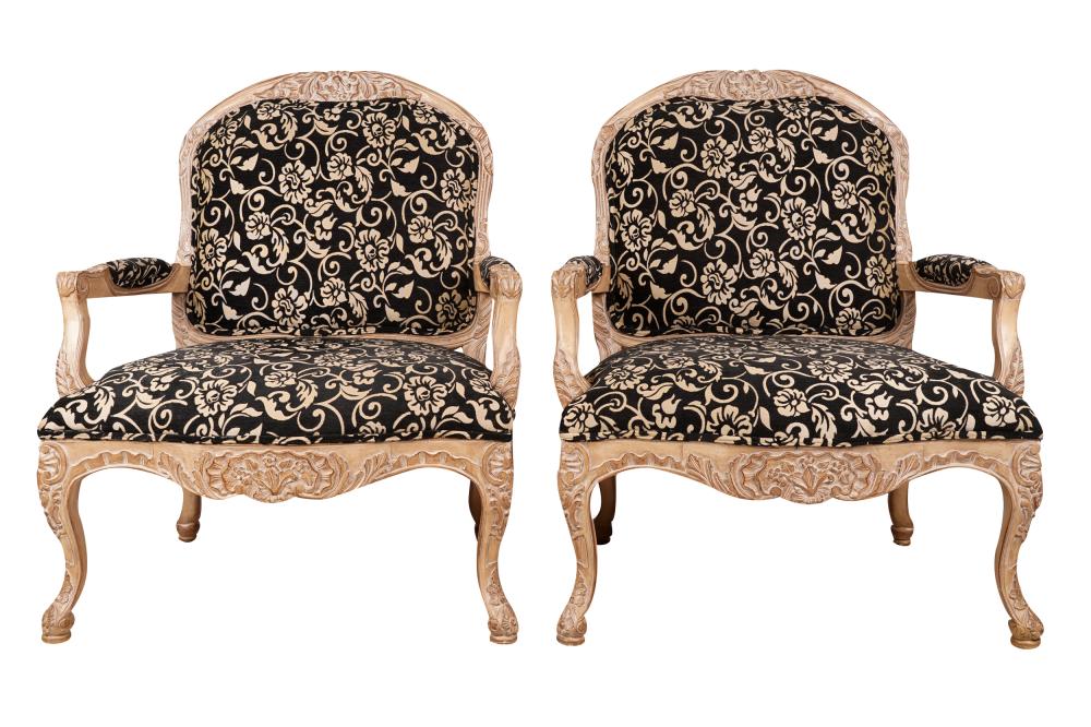 PAIR OF KREISS FAUTEUILSwith