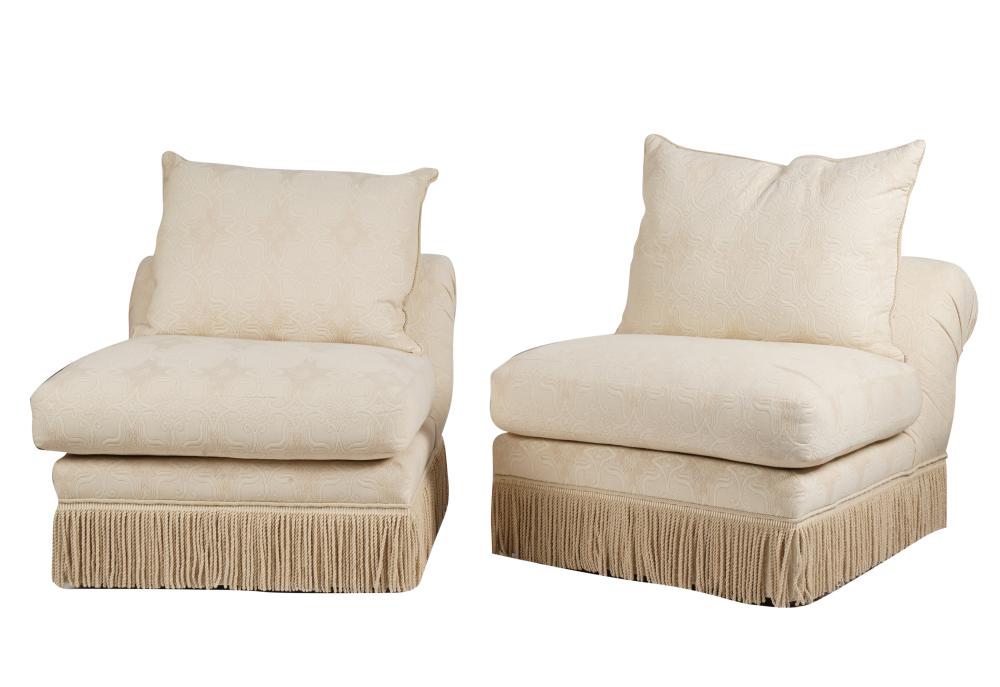 PAIR OF KREISS UPHOLSTERED